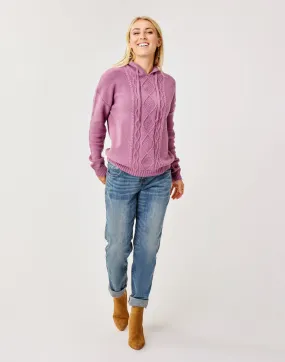 Stowe Hooded Sweater: Orchid