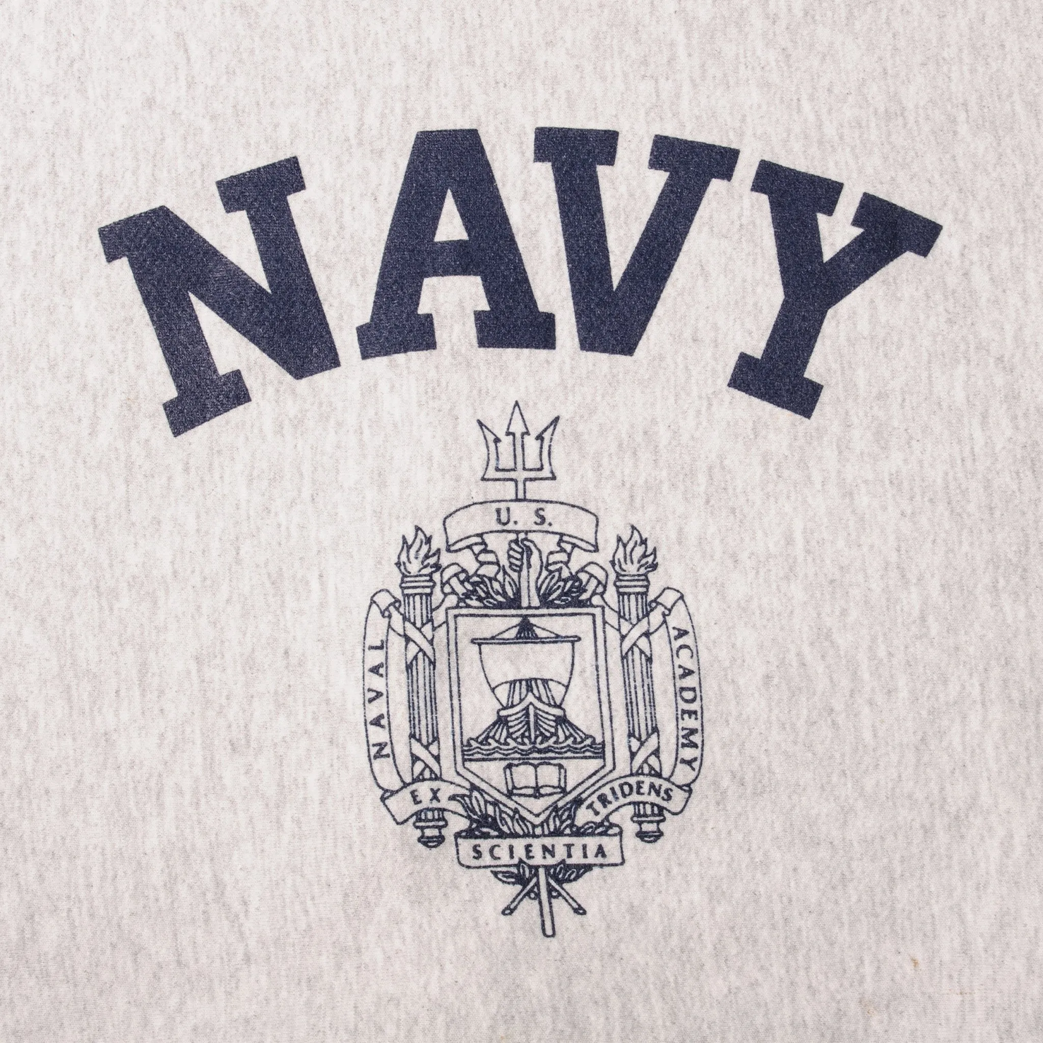 VINTAGE USN US NAVY SWEATSHIRT SIZE LARGE MADE IN USA