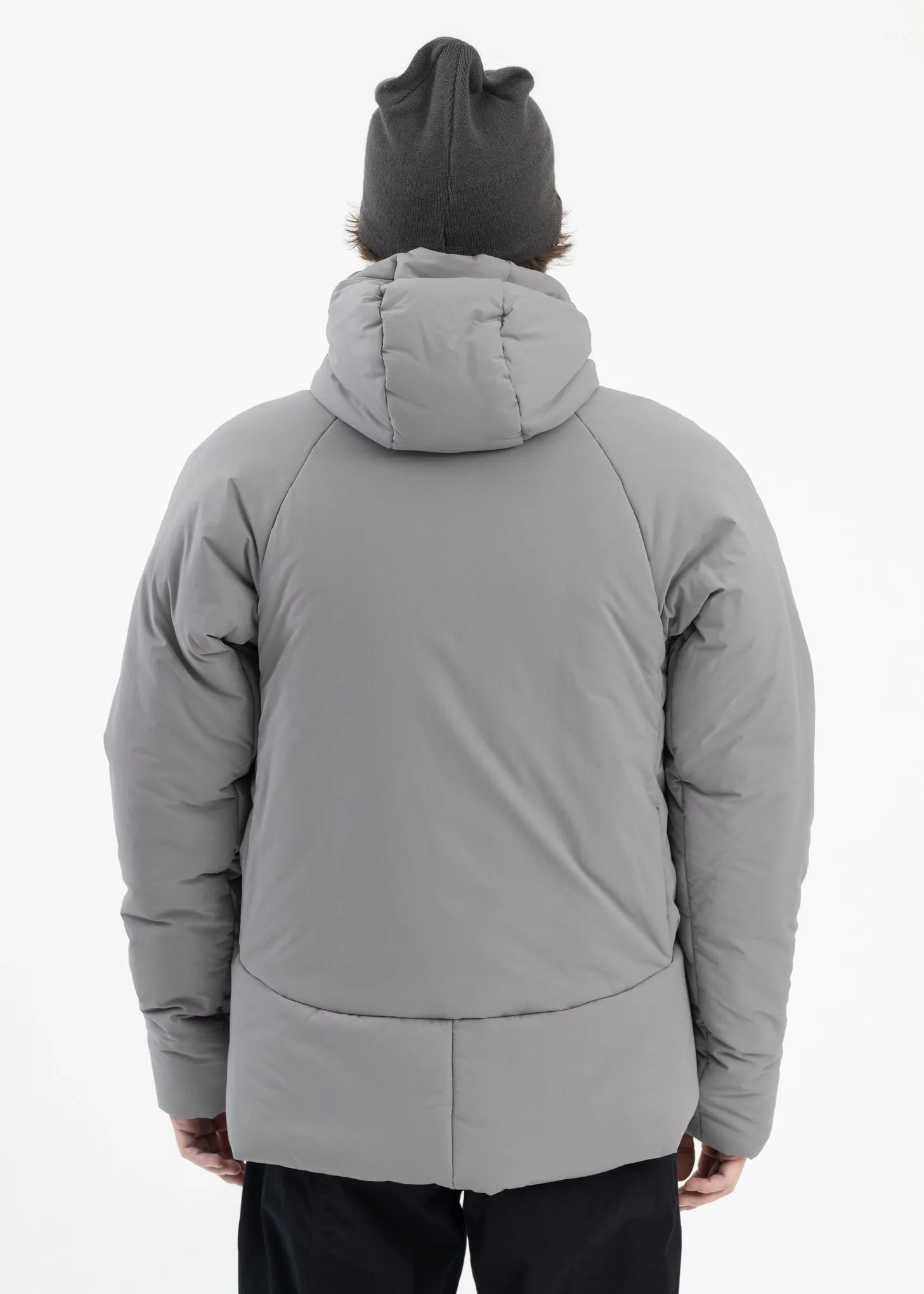 WARM GREY PUFFER JACKET