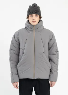 WARM GREY PUFFER JACKET