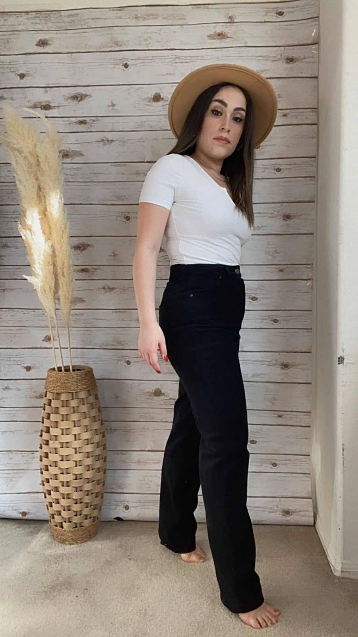 Willow Black Corduroy Pants