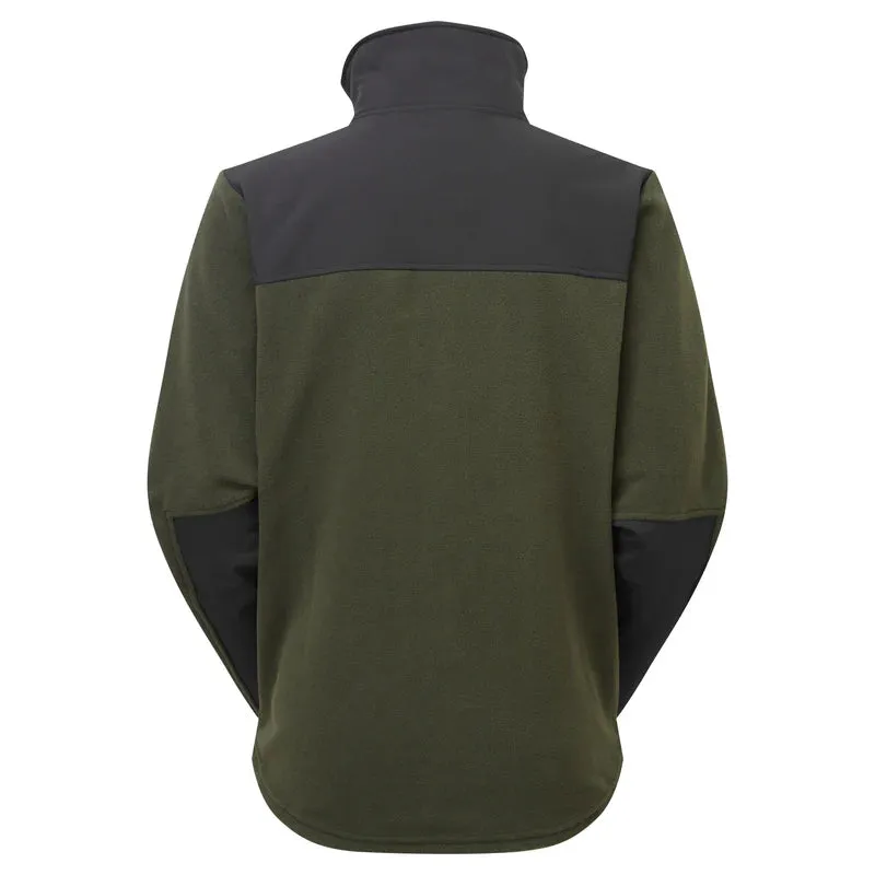 Women's Hybrid Jacket in Olive/Black