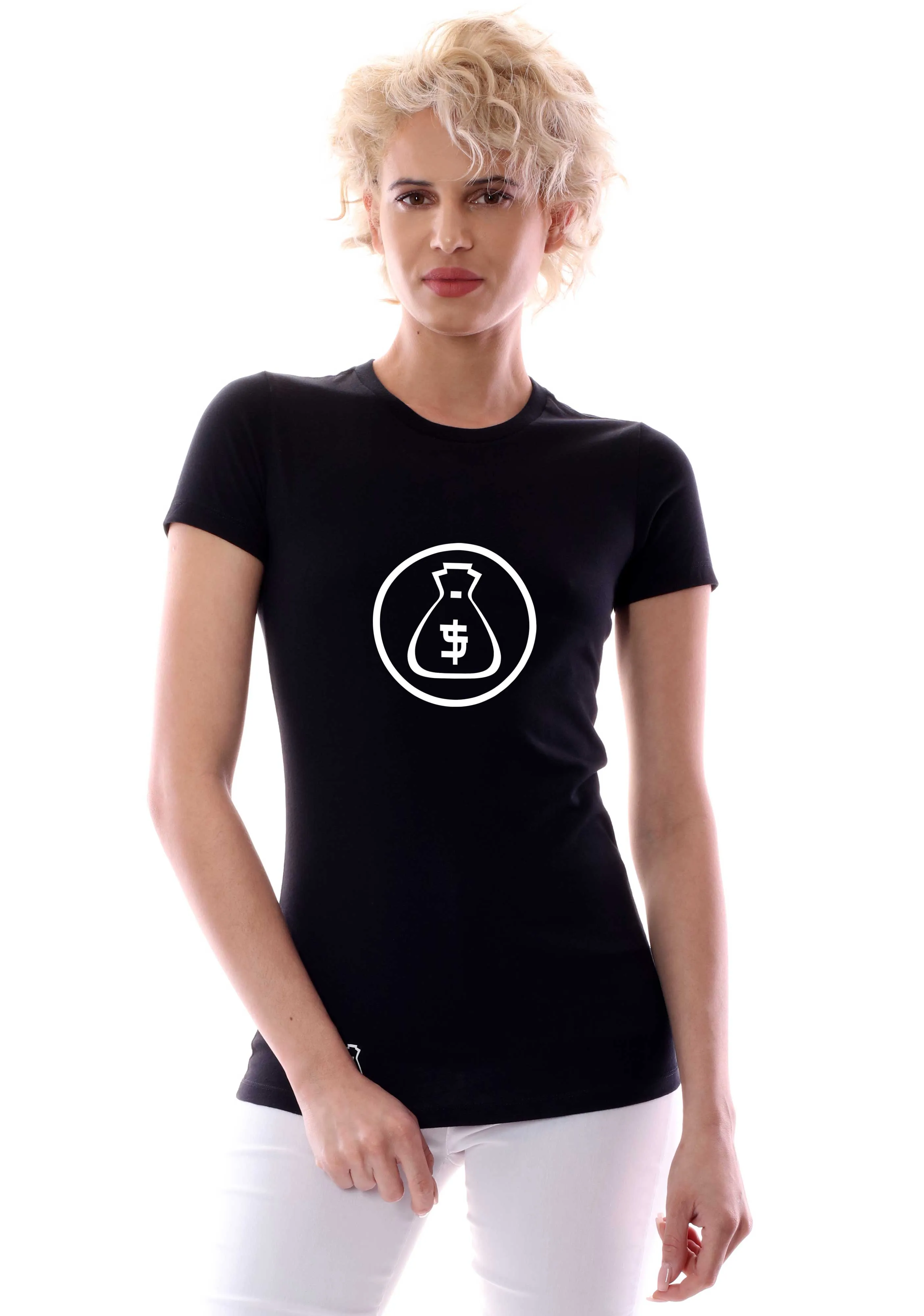 Women's Tokyo Monee Circle Logo Graphic T-Shirt