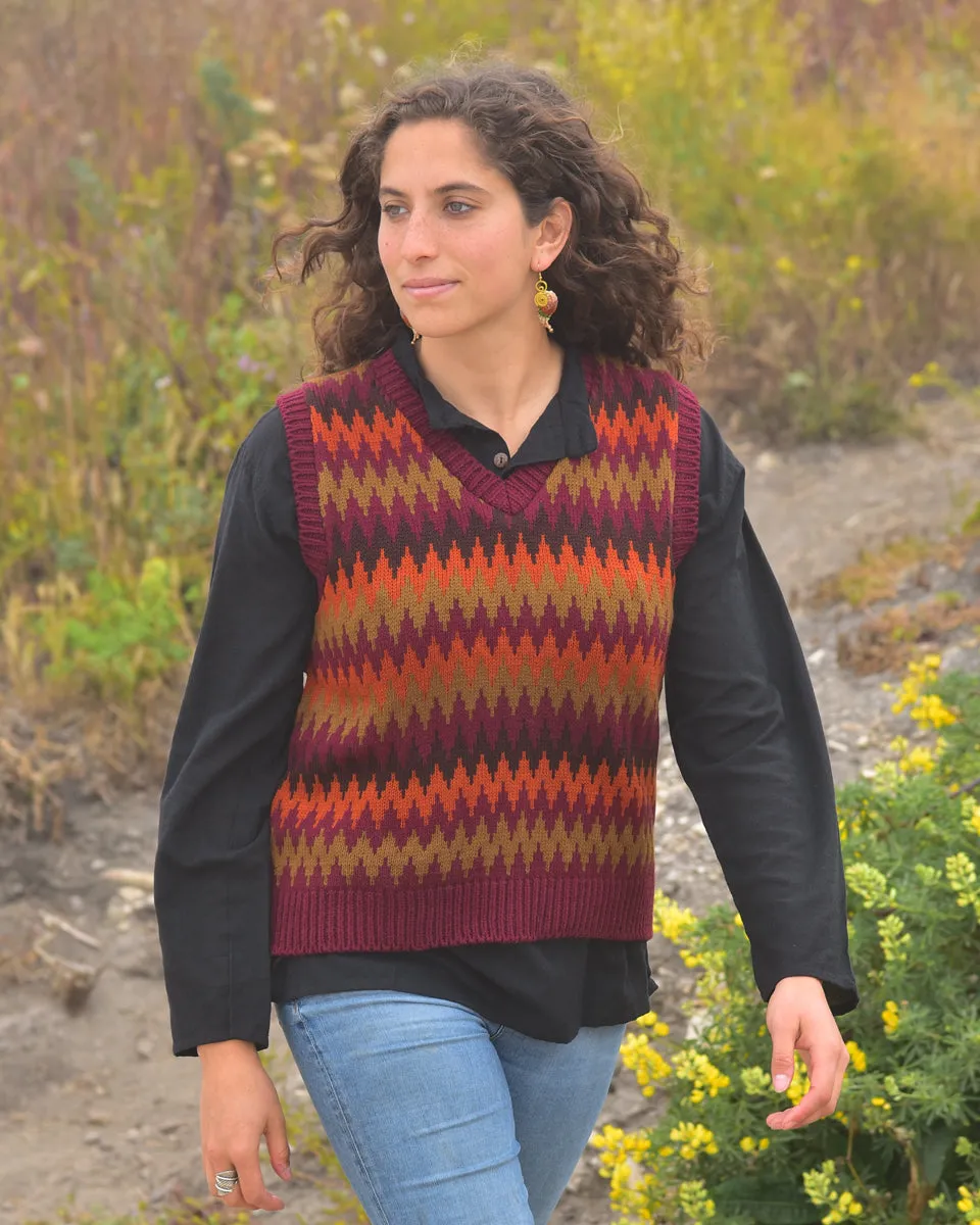 Zig Zag Sweater Vest