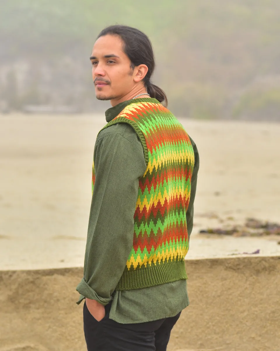 Zig Zag Sweater Vest